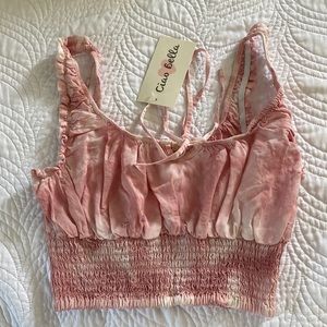 Pink Tie Dye Tank Top (NWT)